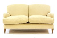 Lot 649 - A modern two seater sofa