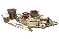 Lot 92 - Silver and plated items
