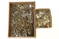 Lot 269 - Two boxes of old keys

Provenance: The property of a gentleman dealer