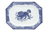 Lot 323 - A 19th Century Chinese blue and white porcelain plate