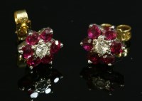 Lot 285 - A pair of 18ct gold