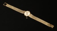 Lot 441 - A ladies' 9ct gold Eternamatic 'Sahida' mechanical bracelet watch