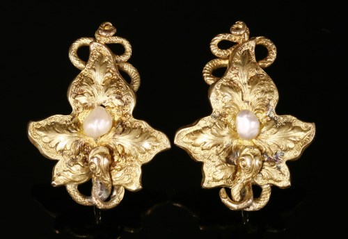 Lot 24 - A pair of Continental gold
