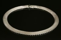 Lot 543 - A sterling silver Tiffany 'Somerset' necklace