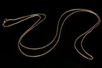 Lot 492 - A late Victorian gold belcher link guard chain
