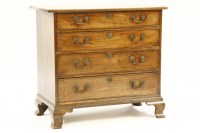 Lot 519 - A George II mahogany chest