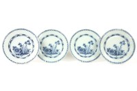 Lot 149 - Four Delft blue and white plates