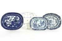 Lot 173 - An early 19th century Chinese blue and white platter