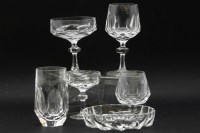 Lot 195 - A quantity of crystal glasses