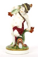 Lot 122 - A French Niderviller Custine putti