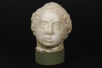 Lot 131 - A marble Roman? head of a lady