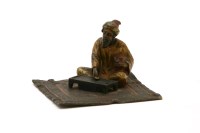 Lot 125 - A Bergman bronze figure of an Arab money lender