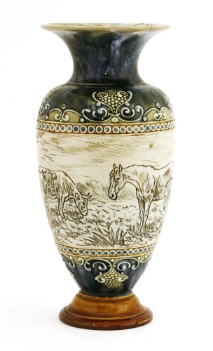 Lot 41 - A Royal Doulton stoneware vase
