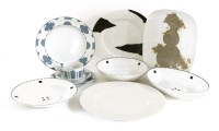 Lot 379 - A collection of Swid Powell dinnerwares