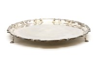 Lot 118A - A silver salver