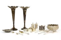 Lot 81 - A quantity of silver items