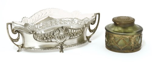 Lot 16 - A WMF silver-plated planter