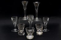 Lot 269 - Four Georgian drinking glasses