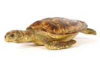 Lot 321 - An early 20th century taxidermy turtle