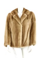 Lot 1368 - A blonde mink fur jacket