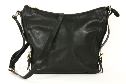 Lot 1025 - A Coccinelle black leather shoulder bag