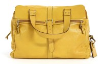 Lot 1150 - A Mulberry 'Maxi Mabel' soft tumbled butterscotch leather holdall