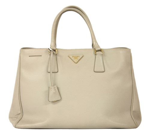 Lot 1094 - A Prada light grey tote handbag