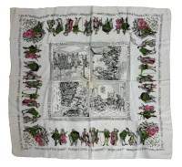 Lot 1447 - Four vintage designer scarves