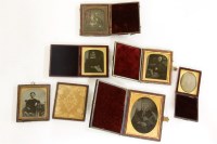 Lot 200 - A small quantity of daguerreotype and ambrotype photographs