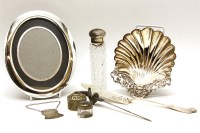 Lot 220 - A silver and engine turned table cigarette box