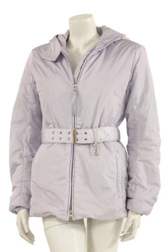 Lot 1324 - A Prada light grey zip front jacket