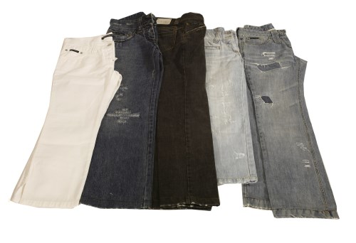 Lot 1328 - Dolce & Gabbana patchwork jeans