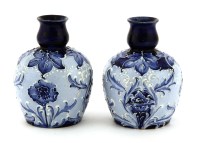 Lot 91 - A pair of Macintyre Florian ware vases