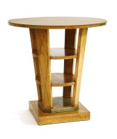 Lot 340 - An Art Deco maple table