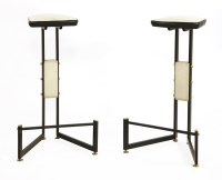 Lot 448 - A pair of Italian bar stools