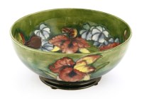 Lot 109 - A Moorcroft 'Orchid' bowl