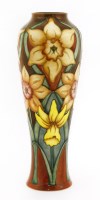 Lot 523 - A Moorcroft 'Daffodils' trial vase