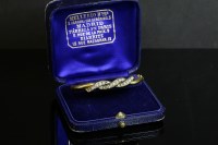 Lot 78 - Of royal interest: a cased French gold and diamond set hinged bangle