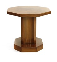 Lot 275 - An Art Deco walnut lamp table