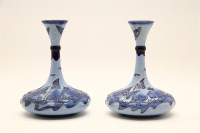 Lot 248 - A pair of Moorcroft Yacht vases