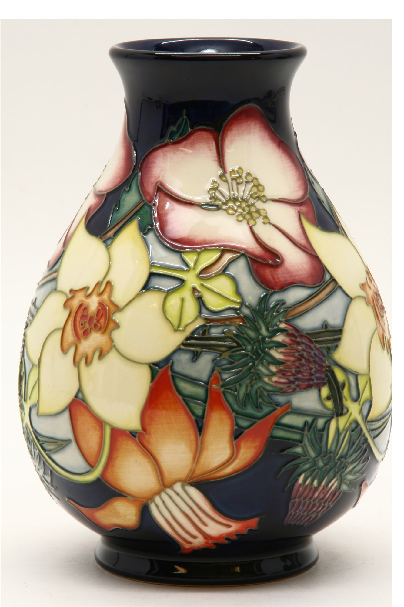 Lot 247 A Moorcroft Queens Golden Jubilee vase