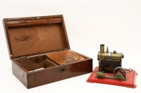 Lot 218 - A Victorian mahogany games compendium