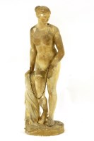 Lot 334 - A Victorian plaster figure