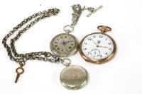 Lot 163 - Three pocket watches