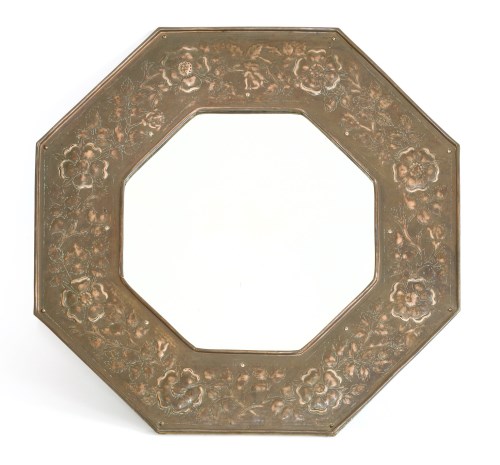 Lot 79 - A Keswick School of Industrial Arts copper mirror