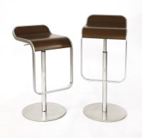 Lot 496 - A pair of contemporary 'La Palma' bar stools