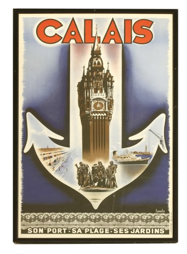 Lot 484 - Designed by Laszlo
CALAIS
Colour lithograph poster