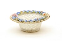 Lot 231 - A Belleek porcelain basket