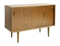 Lot 409 - A wenge wood cabinet