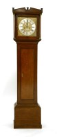 Lot 645 - A George III oak longcase clock